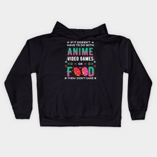 Anime and Video Games Lovers Kids Hoodie